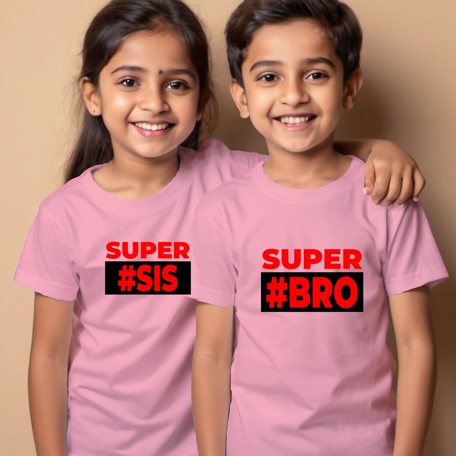 Super Bro-Sis T-Shirts for Raksha Bandhan