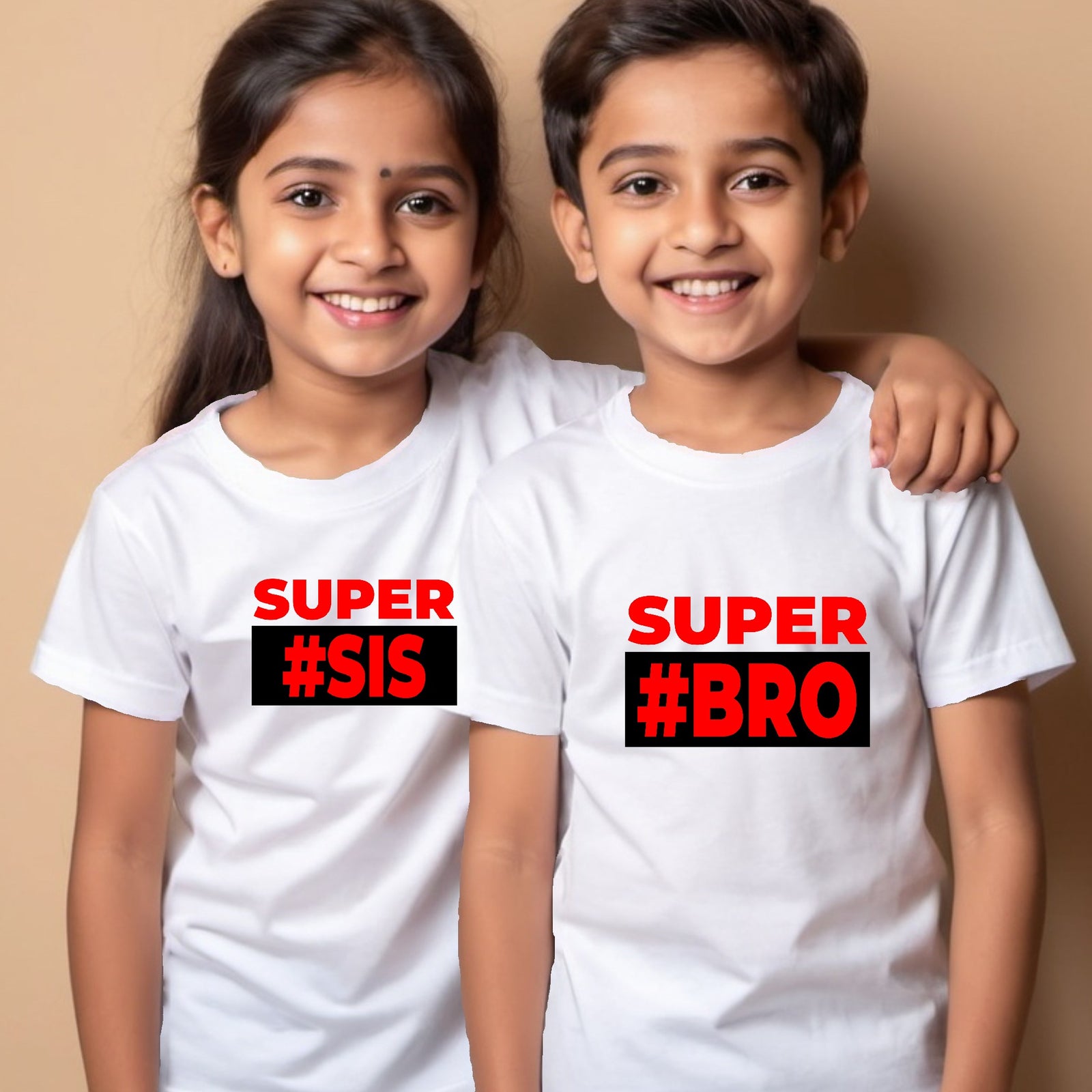 Super Bro-Sis T-Shirts for Raksha Bandhan