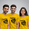 Together We Rock - Family, Group Cotton T-Shirts (Pack of 4)