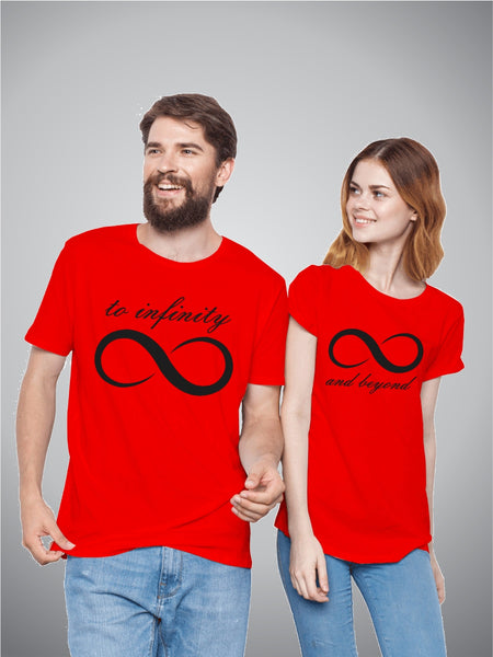 Infinity And Beyond Couple - T-shirt