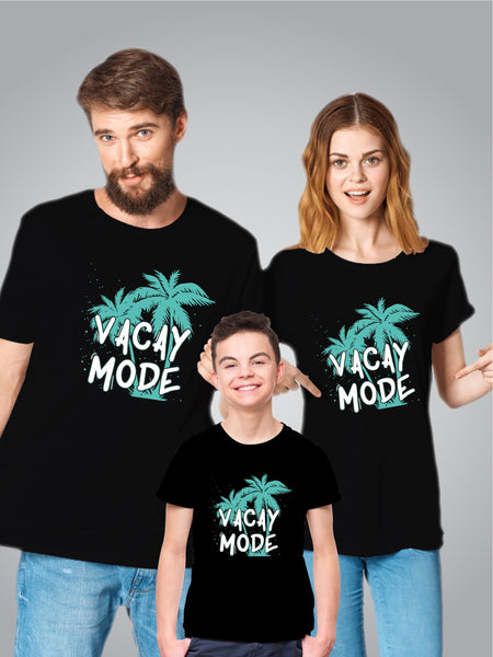 Vacay Mode Family Matching T-Shirt (Set Of 4)