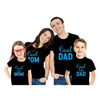 Cool Dad, Mom, Son, Daughter Family Matching T-Shirts (Pair of 4)