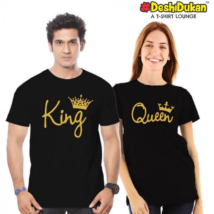 King Queen Shirt Couple Shirt Honeymoon Shirt Couples 