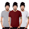 Plain Cotton T-Shirts - Buy Combo Pack Of Three