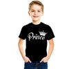 Prince with Crown - Cotton T-Shirts For Boys
