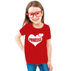 Princess Heart - Cotton T-Shirts For Girls