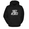 Stay Weird Printed Cotton Hoodies - Unisex Regular Fit